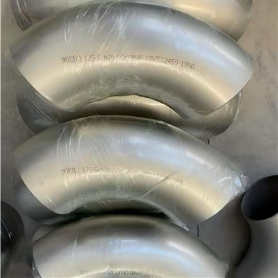 90 Degree L 125 SCH20 0Cr18N9 מרפק